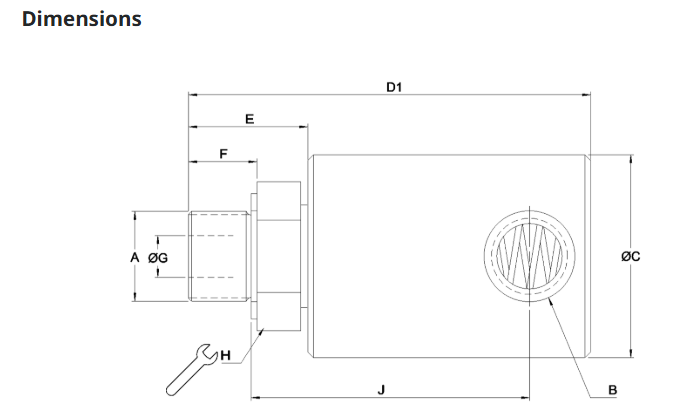 Khớp Nối Quay Deublin 1205-000-039