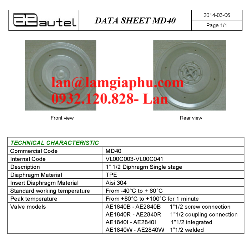 autel MD 40
