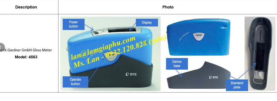 MÁY ĐO ĐỘ BÓNG BYK 4563