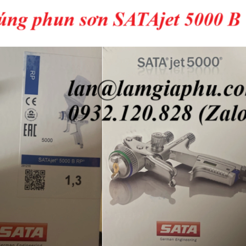 SATAjet 5000 B là súng phun sơ