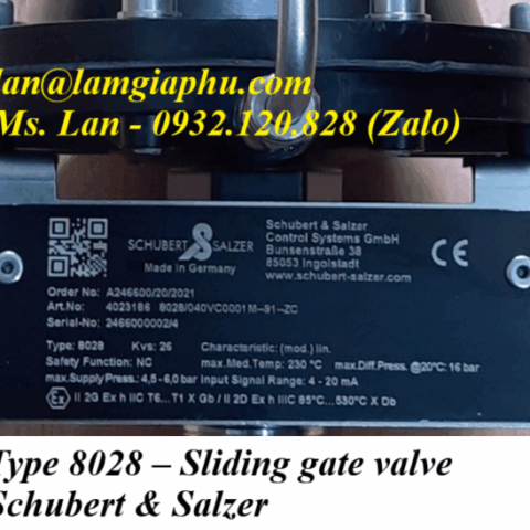 Valve 8028 SCHUBERT & SALZER