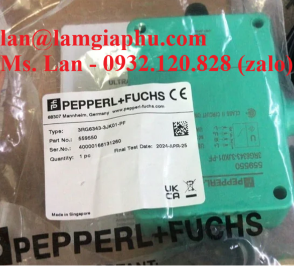 CẢM BIẾN SIÊU ÂM PEPPERL+FUCHS 3RG6343-3JK01-PF