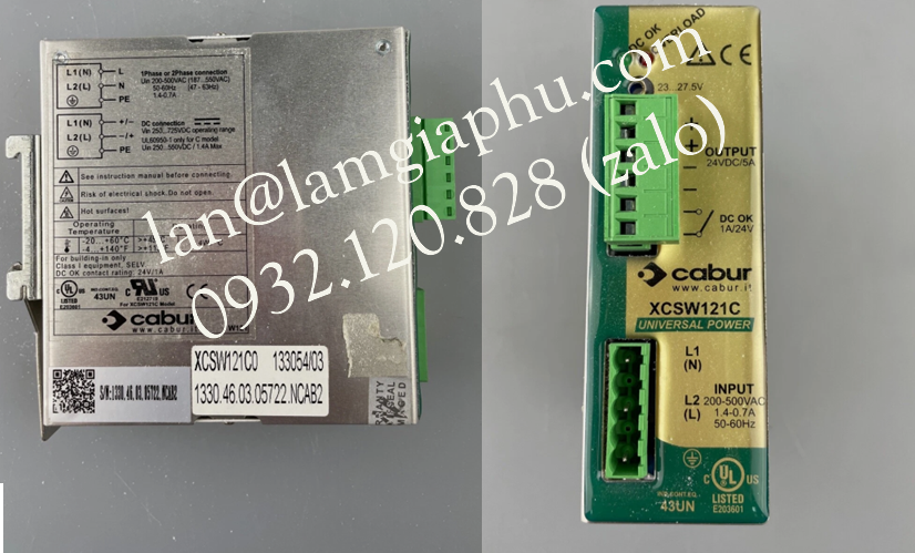 Cabur XCSW121C | Bộ Nguồn 24V 5A