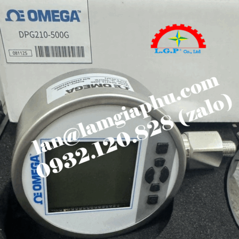 ĐỒNG HỒ ĐO ÁP SUẤT ĐIỆN TỬ OMEGA DPG210-500G
