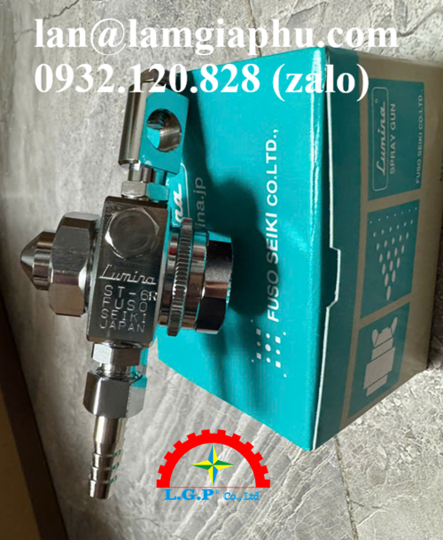 Fuso ST-6 1.3mm | Súng Phun Sơn Tự Động Lumina Nhật Bản