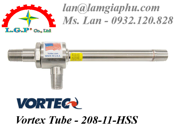 Vortex Tube - 208-11-HSS