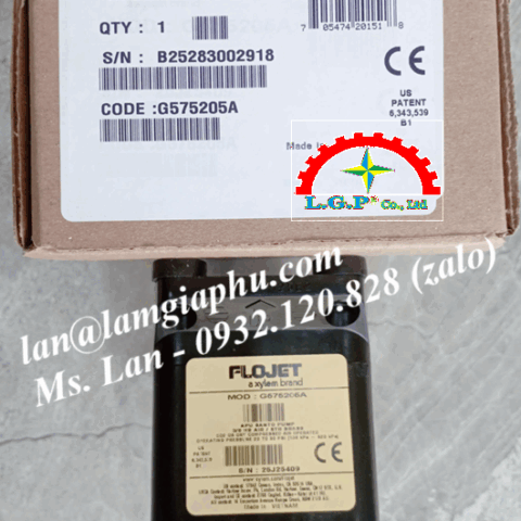 Flojet G575205A – Bơm màng khí nén G57