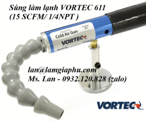 súng làm mát bằng khí nén Vortec 611