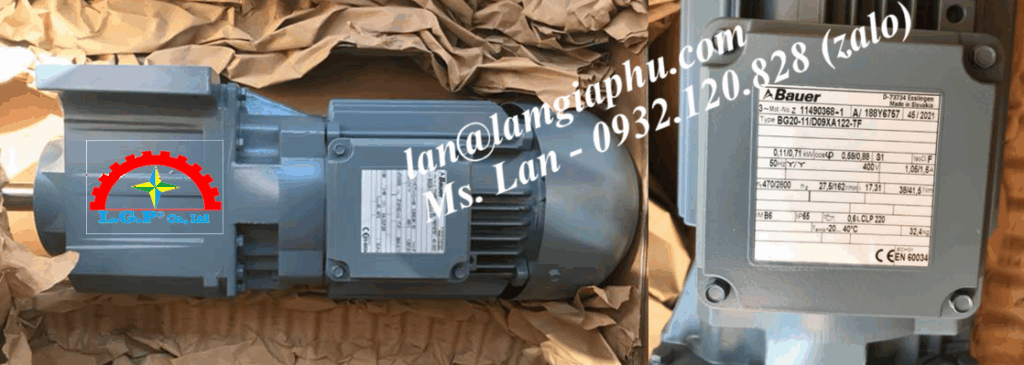 Động cơ giảm tốc Bauer 