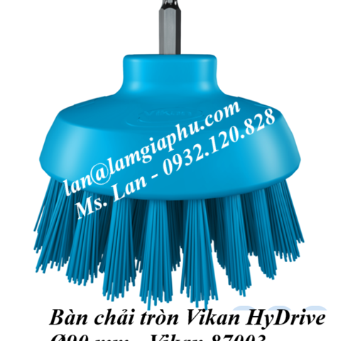 Vikan 87003 HyDrive Round Brush