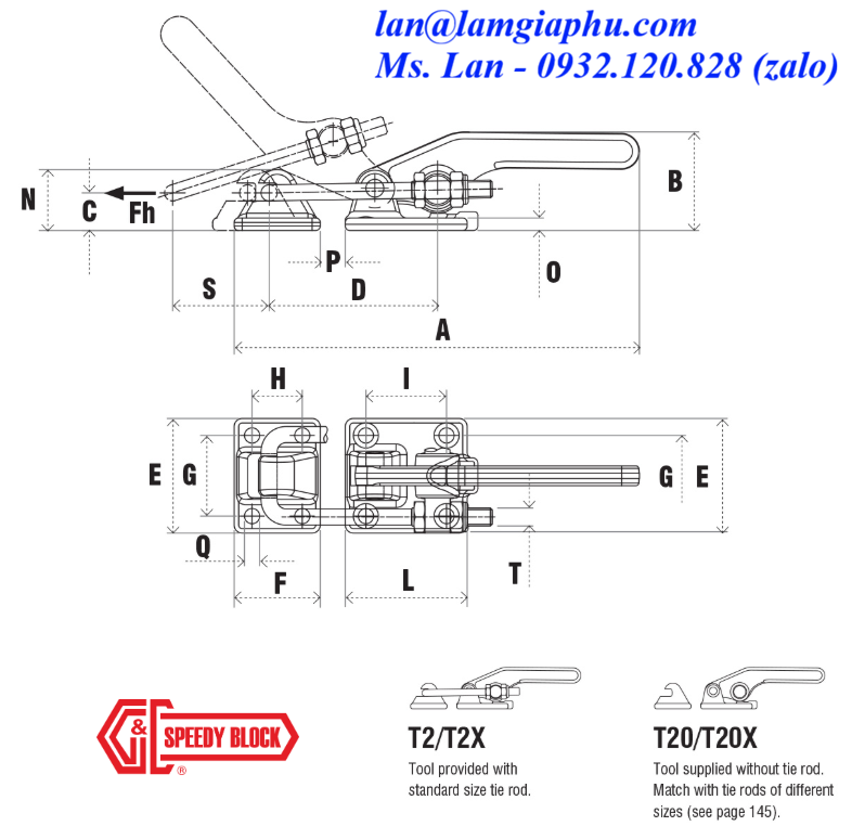 Kẹp Speedy Block AL522